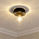Remy 1 Light 10 inch Matte Black Flush Mount Ceiling Light